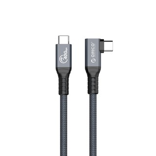 ORICO 奧睿科 Thunderbolt 4 USB4 HOGAN超高速線 TBW4, 黑色, 1個, 80厘米