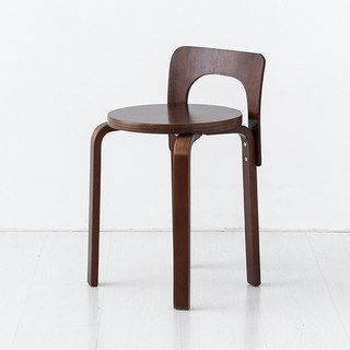 마켓비 올리 등받이 의자 N형, 브라운, 1개