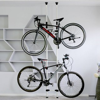 진짜작품 행거 2단 지름 38, 화이트, 1개