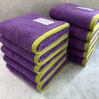 송월타월 AREUM 아름 호텔 페이스 타올 180g 40수 코마사, 퍼플, 10매
