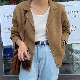루나걸 여성용 스타린 니트 자켓