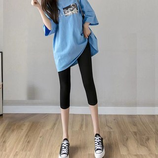 MEICHEL 女款薄且柔軟的莫代爾7分緊身褲 10358