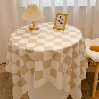 원데이 깔금한 식탁보, 라비린스 카키, 1개, 60 x 150 cm