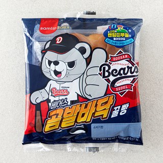 삼립 KBO 베어스 곰발바닥 꿀빵