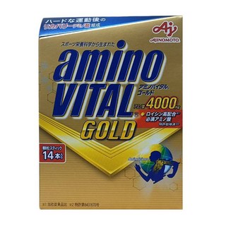 AJINOMOTO 味之素 黃金級胺基酸 bcaa amino vital 4.7g, 14包, 1盒