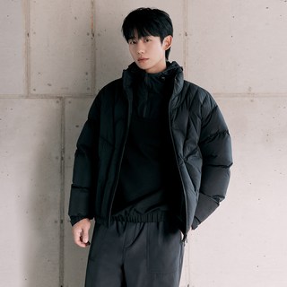 마인드브릿지 남성용 두굿 퀼팅 변형 오버핏 숏다운 점퍼 MYDJ8140