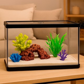 모비딕 에어리탱크 어항 AT-30, 블랙, 1개