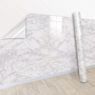 지엔홈 두껍고 튼튼한 고광택 시트지, 대리석