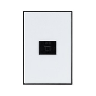 틸인스 인터넷 8p 콘센트 블랙 앤 화이트, 1개