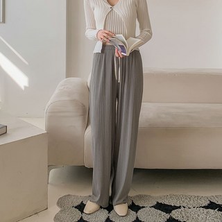 보리맘 투투 플리츠 밴딩 와이드 팬츠 임부복 J815