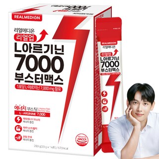 리얼메디온 리얼업 L 아르기닌 7000 부스터 맥스, 1개, 280g