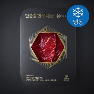 만블링 한우 채끝 (냉동), 200g, 1개