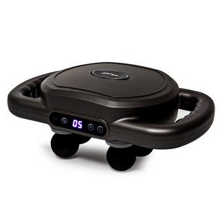PLEIGO 6헤드 9단모드 무선 전동 전신 올인원 마사지건 MG100, 블랙