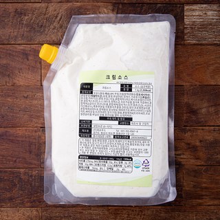 바로푸드 크림 소스, 1kg, 1개