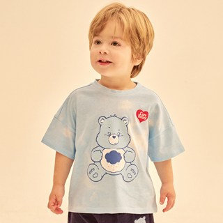 Care Bears 兒童愛心小熊半短水印T恤