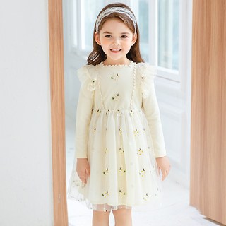 노블엔젤 여아용 플라워 자수 레이스 원피스 No 604 6세드레스