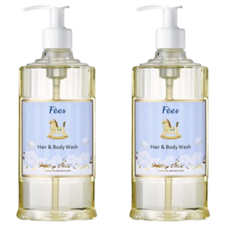 Fees BEBE 嬰兒柔護洗髮沐浴精 棉花香, 300ml, 2瓶