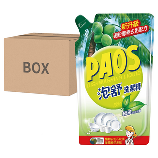 泡舒 洗潔精補充包, 綠茶去油除腥, 溫和護手, 12包入, 800g, 12包