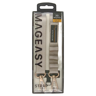 MAGEASY STRAP 掛繩 掛繩片組, 20mm, 適用於iPhone全系列, 魅惑白, 1組
