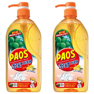 泡舒 洗潔精 檸檬, 澱粉酵素除垢配方, 1kg, 2瓶