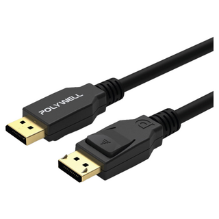 POLYWELL 寶利威爾 DP 1.4 傳輸線 DP 1.4 PW15-W46-B010, 1m, 1個