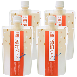 pdc 水洗式酒粕透肌面膜, 170g, 4包