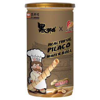 黑師傅 捲心酥 新福源花生, Healthful Pilaco 威化捲, 花生口味, 有效期至2026.01.05, 200g, 1罐