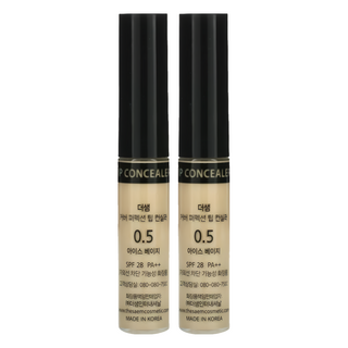 THe SaeM 得鮮 完美遮瑕液, 0.5 冰米色 SPF28 PA++, #0.5, 2支