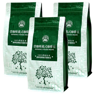 eCOFFEE 壹咖啡 義式綜合咖啡豆,100%阿拉比卡豆,經典冠軍義式咖啡,香濃不苦,風味絕佳, 咖啡豆(無研磨), 454g, 3包