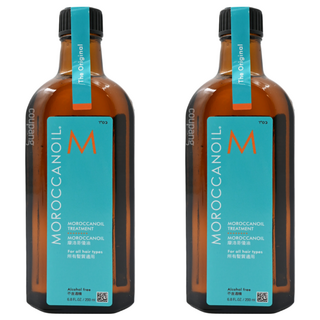 MOROCCANOIL 摩洛哥優油 護髮油 造型必備品 適用於各種髮質, 200ml, 2瓶