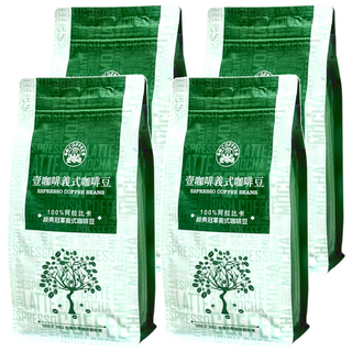 eCOFFEE 壹咖啡 義式綜合咖啡豆,100%阿拉比卡豆,經典冠軍義式咖啡,香濃不苦,風味絕佳, 咖啡豆(無研磨), 454g, 4包