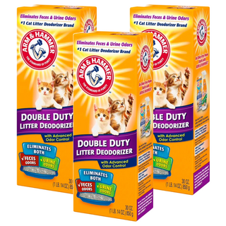 ARM&HAMMER 強效貓砂專用除臭粉 850g, 有效強力除臭 適用於各種類貓砂, 3盒