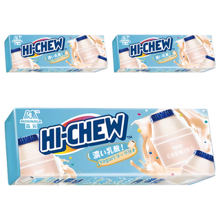 MORINAGA 森永 HI-CHEW 嗨啾 軟糖 乳酸飲料口味, 32g, 3條