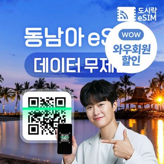 [eSIM] 말레이시아 싱가포르 태국 이심 eSIM 데이터 무제한 동남아 유심 e심 도시락eSIM 