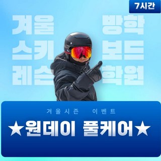[강원도/홍천/비발디] 비발디파크 원데이풀케어 스키강습,보드강습 지노스키앤보드스쿨