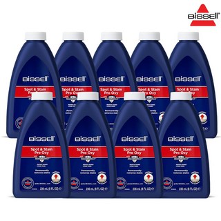 [정품] 비쎌 BISSELL 스팟클린 전용 프로 옥시 스팟앤스테인 포뮬라 (236ml X 9병), 9개