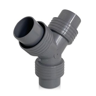 호스연장 Y자형 대 38mm 연결구 배수호스 씽크대-81446EA