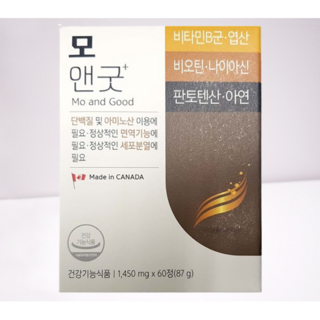 유유제약 모두앤굿 1 400mg x 60정 모앤굿 리뉴얼, 1개