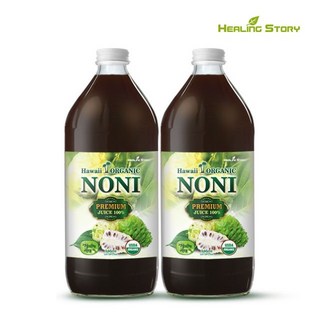 힐링스토리 하와이 유기농 노니원액 주스 946ml_2병, 2개, 946ml