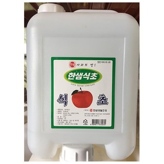 맛식초(한샘 12kg) 업소용 말통 사과식초, 12g, 1개