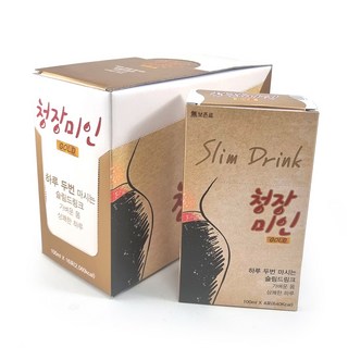 슬림드링크 청장미인 골드 100ml*4포*4박스 슬림드링크, 100ml