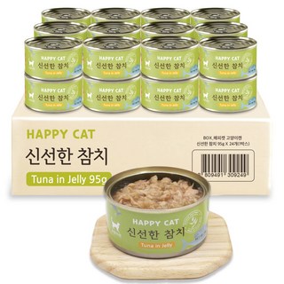 해피캣캔, 신선한참치, 95g, 24개