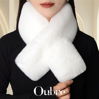 우브레 밍크 퍼 여성 목도리 머플러 상품 이미지