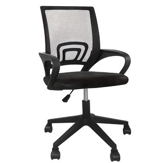 니디스 보호 베이직 메쉬 사계절용 학생 컴퓨터 사무용 의자 OC-03, 블랙