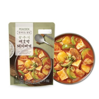[피코크] 광주식 애호박돼지찌개 500g * 2봉, 2개