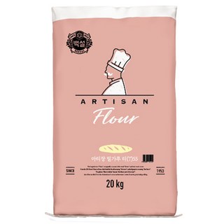 백설 밀가루 아티장 티(T)55 20kg 1개 상품 이미지
