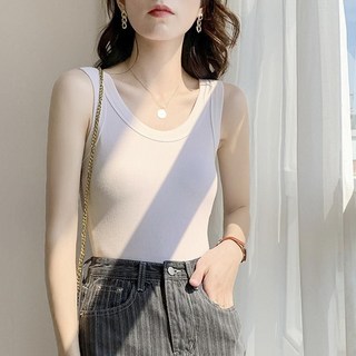 U넥 골지 나시 DS5027 레이어드 나시 면티 끈나시 브 omn*4861Ja