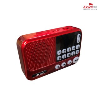 액센 SUPER 7000-1 효도라디오 FM 정품100곡 SD카드 USB TF카드지원 휴대용 스피커