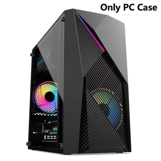 홈 오피스 케이스 측면 투명 컴퓨터 게임 데스크탑 케이스개 팬 슬롯, 1. A2, 1개