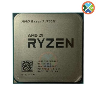 AMD Ryzen 7 7 1700X R7 1700X 3.4 GHz 8 코어 CPU 프로세서 YD170XBCM88AE 소켓 AM4